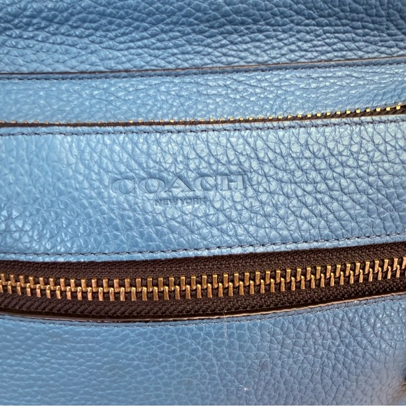 Coach West River Blue full size Backpack - Picture 5 of 12